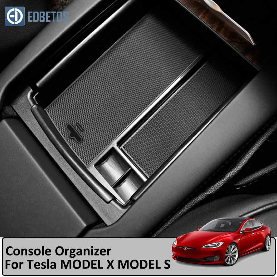 

Armrest Storage Box Glove Box Storage Box For Tesla Model 3 Tesla Model X 2016 - 2018 Car-Styling Auto Accessories ABS