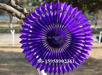 

20pcs/lot 3 size hollow fan Paper umbrella Wedding party decoration birthday party wedding arrangement fan paper flowers balls