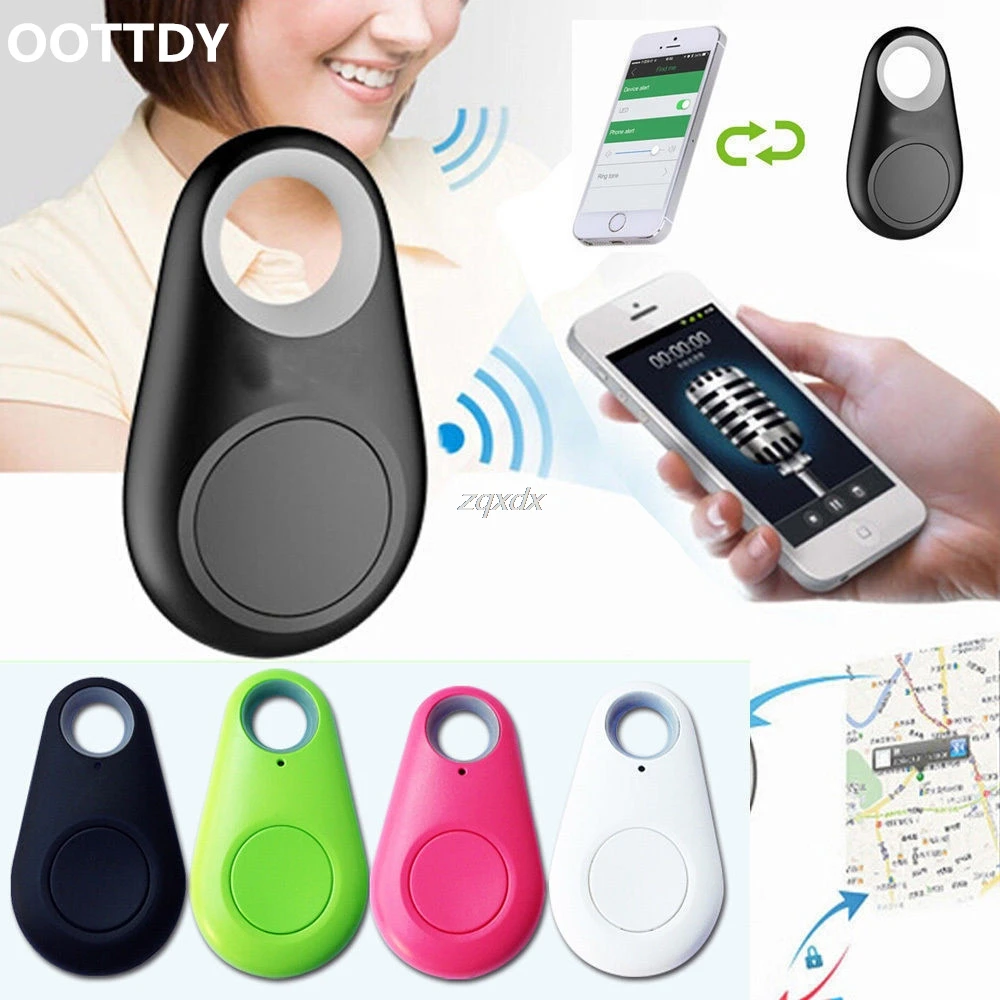 OOTDTY Смарт Bluetooth отслеживающий GPS локатор тег сигнализации бумажник ключ