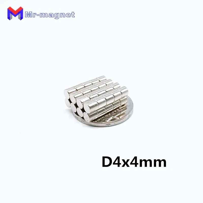 200 шт. магнит супер сильные прилипающие магниты 4x4 4*4 мм постоянный на холодильник