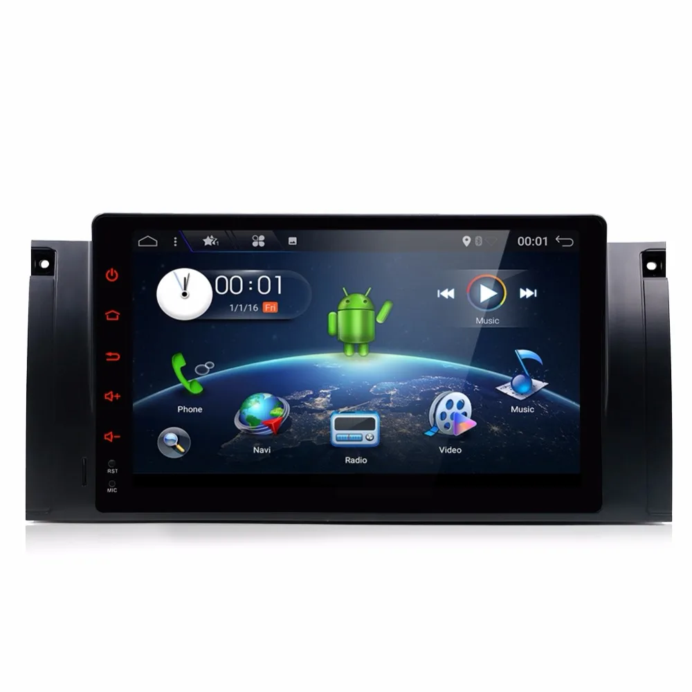 Cheap 2018 Android 7.1 Quad Core GPS Navi 9 Inch Full Touch Car Multimedia for BMW E53 X5/E39 5/M5 97-06 with BT/RDS/Radio/Canbus/WIFI 4
