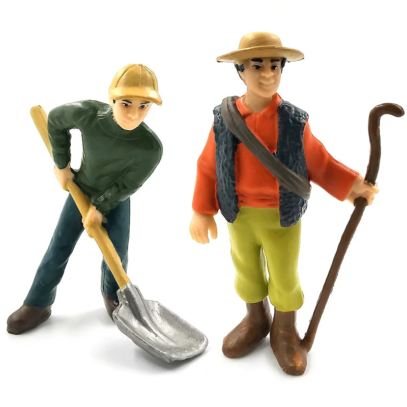 Farm Staff Simulation Farmer people Model Instructor Feeder Shepherd Women Inspector Wrangler child PVC Doll Figure Kids Toys Farm Staff Simulation Farmer people Model Instructor Feeder Shepherd Women Inspector Wrangler child PVC Doll Figure Kids Toys