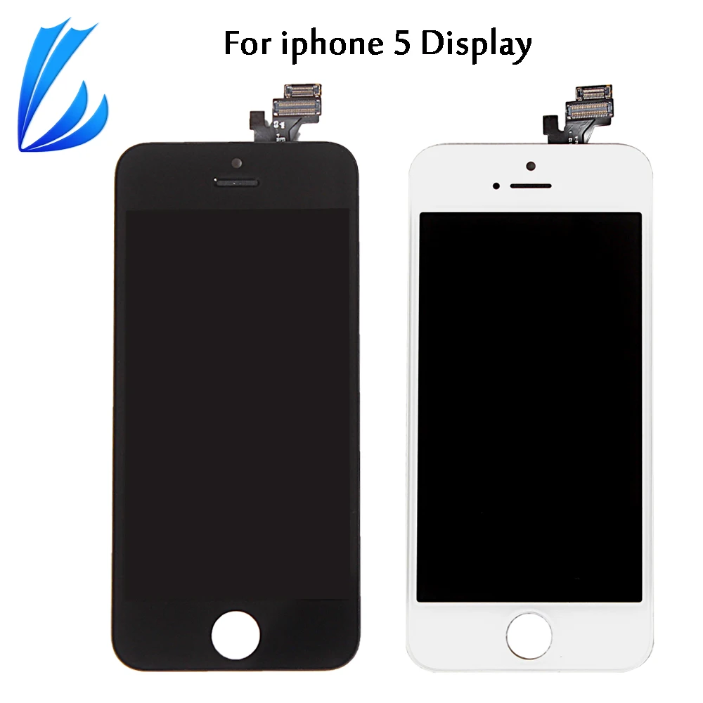 

LL TRADER 100% Tested LCD Display For iPhone 5 5g Touch Screen Digitizer Assembly Pantalla No Dead Pixel Replacement Part+Tools