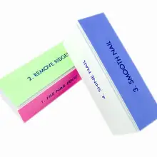 3pcs/lot nail buffer block polish for set file manicure pedicure callus remover stand drill x paint tools (B042)