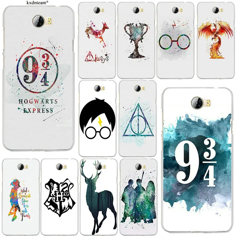 

Soft TPU Phone Cases Harry Potter Watercolor Art For Huawei P8 P9 P10 Lite Mate 10 Pro Y5 Y6 II Y3 Y7 2017 Honor 6X 7X 9 Lite