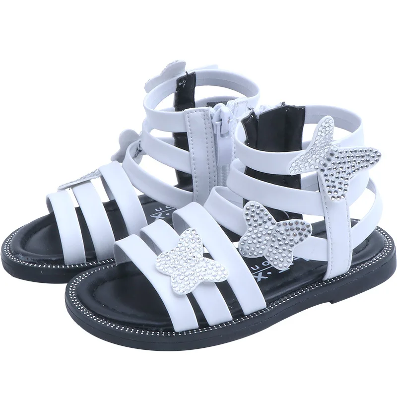 Summer Soft Bottom Girls Beach Shoes 1 5 year old Girls Roman Shoe