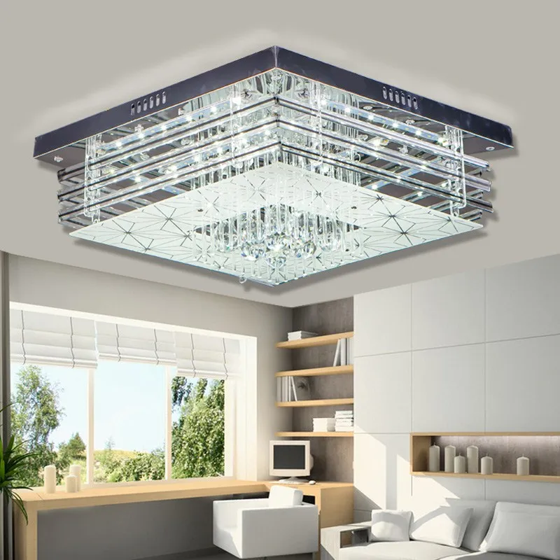 

Simple modern Ceiling Lights home rectangular lamp Ceiling lamps bedroom lamp living room lights SJ8 moring ya74
