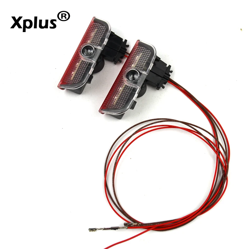 Xplus 2X Car Ghost Shadow Door Weclome Light Logo Projector For VW Passat B6 B7 Tiguan Jetta MK5 MK6 CC EOS Golf 5 6 7 Xplus 2X Car Ghost Shadow Door Weclome Light Logo Projector For VW Passat B6 B7 Tiguan Jetta MK5 MK6 CC EOS Golf 5 6 7