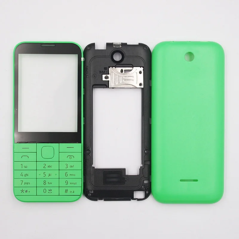 

BaanSam New High Quality Housing Case For Nokia 225 N225 With English Keyboard