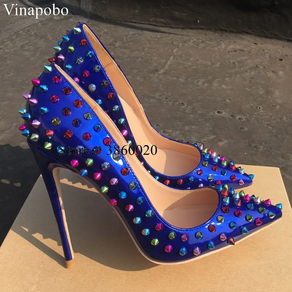 Sexy multi colored heels Shoes Pointed 