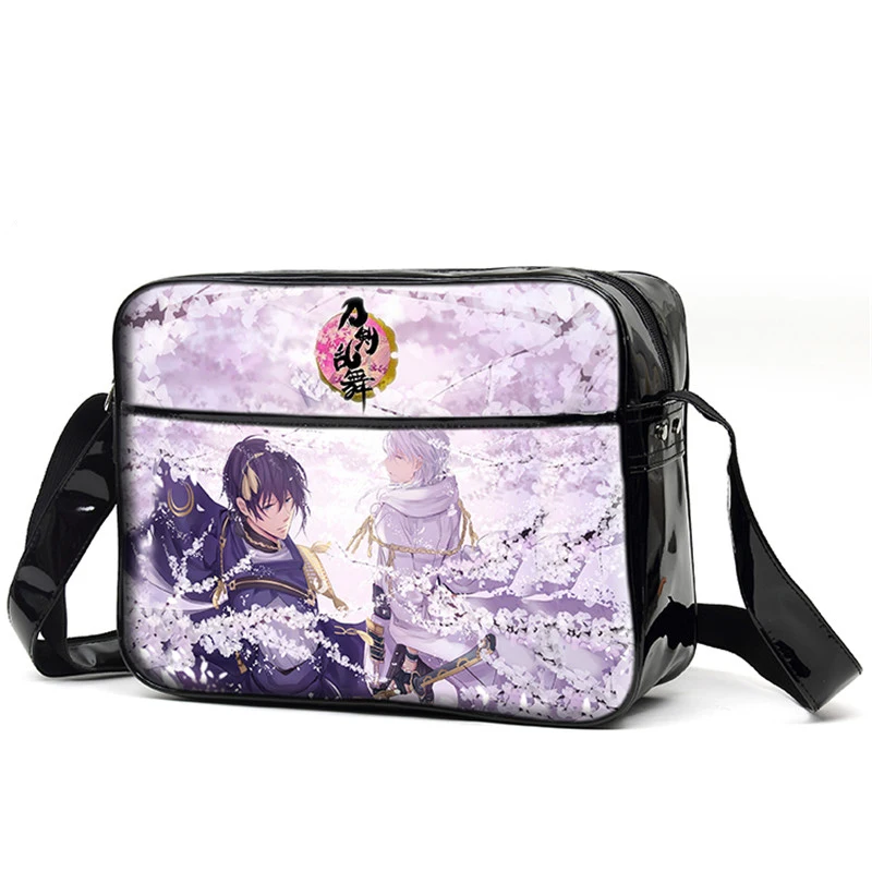 Touken Ranbu Canvas Multifunctional Backpack Cross Messenger Bag Shoulder Bag 