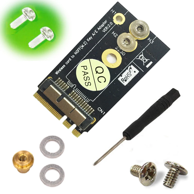 Wi Fi адаптер bcm9360cs2 BCM943224PCIEBT2 12 6Pin беспроводная карта для NGFF Key A/E M2 WiFi карты сетевая