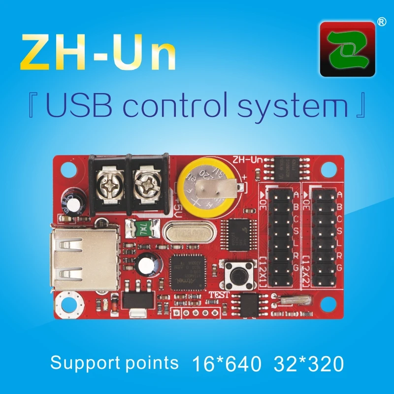 Controlador de pantalla led de doble color Zhonghang P10 P3.75 ZH Un ZH