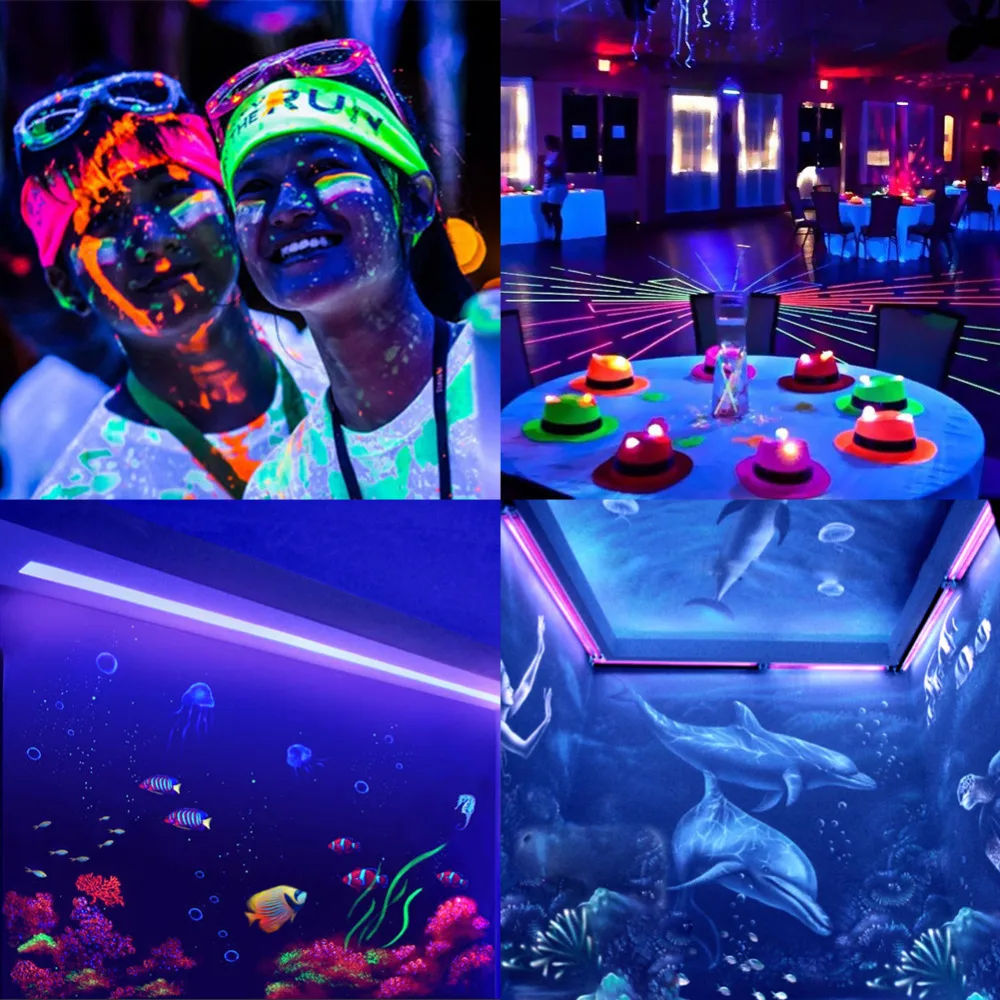 6W UV LED Blacklight bar 30 см осветительный прибор для Poster и Party Fun Atmosp Stage Effect