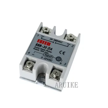 

Industrial Solid State Relay SSR 20A/25A/30A/40A with Protective Flag SSR-30DA/40DA/50DA/60DA 40A DC control AC