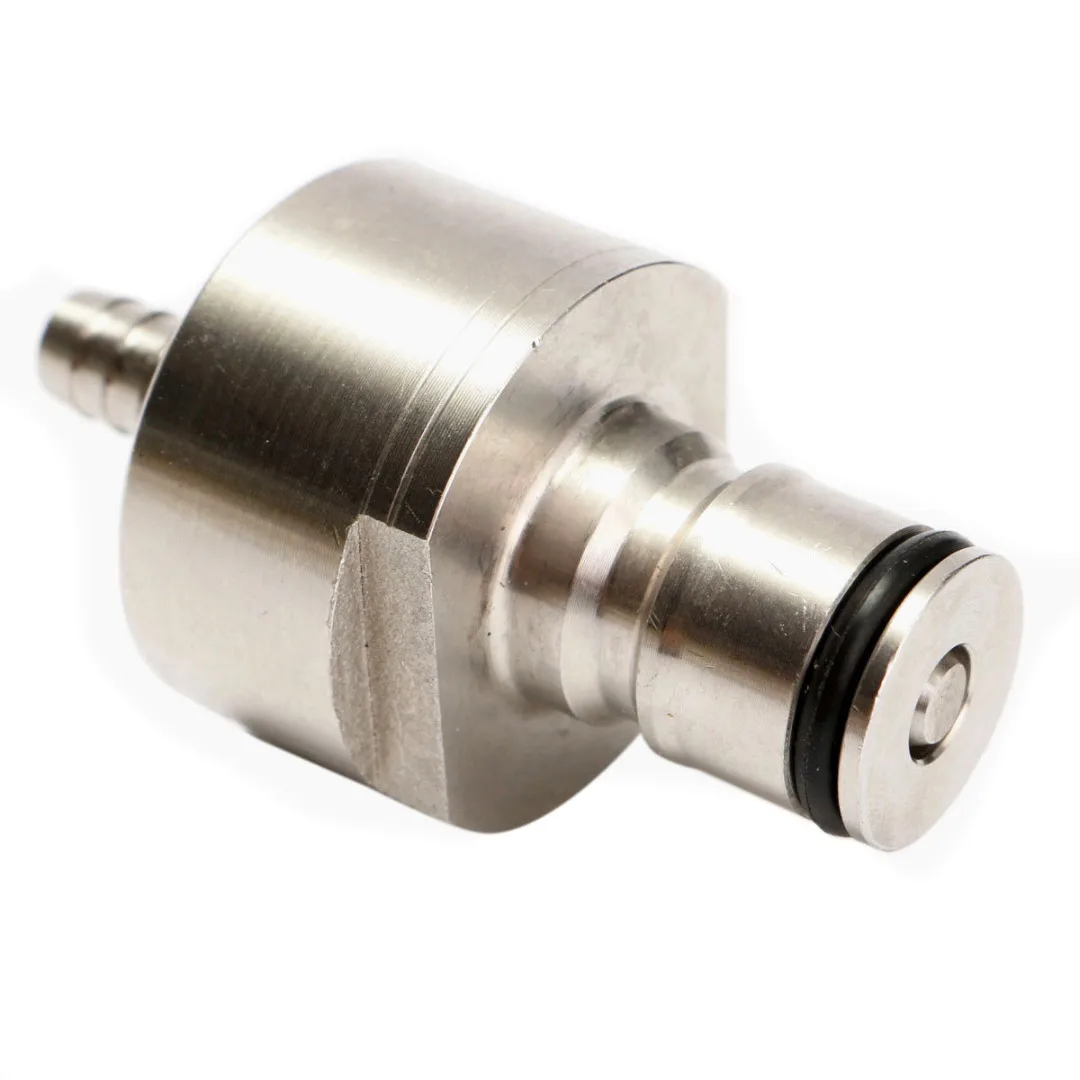 Stainless Carbonation Cap & Carbonator Liquid Ball Lock Disconnect 1/4"Barb