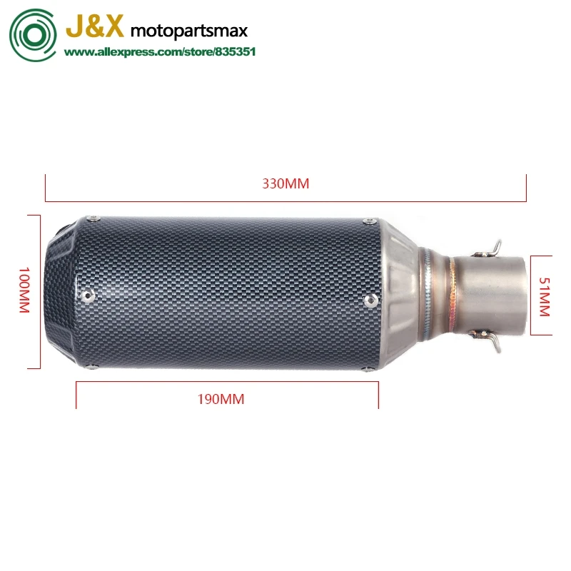 Слипоны для suzuki GSR400 GSR600 BK400 BK600 GSR BK 400 600 мотоцикл Exhuast Escape полная выхлопная средняя