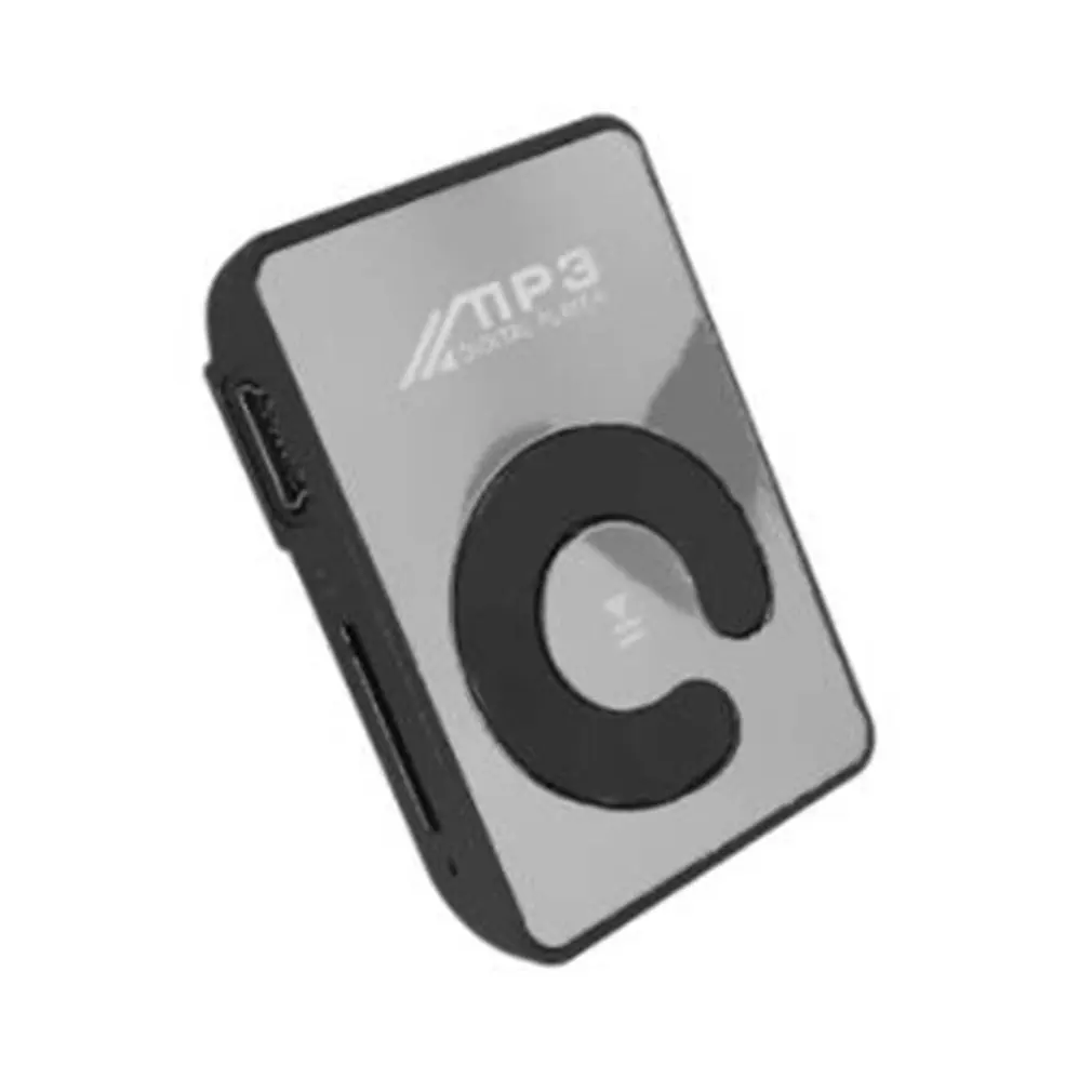 Мини зеркальный MP3-плеер Портативный Модный спортивный USB цифровой музыкальный плеер Micro SD TF карта медиаплеер