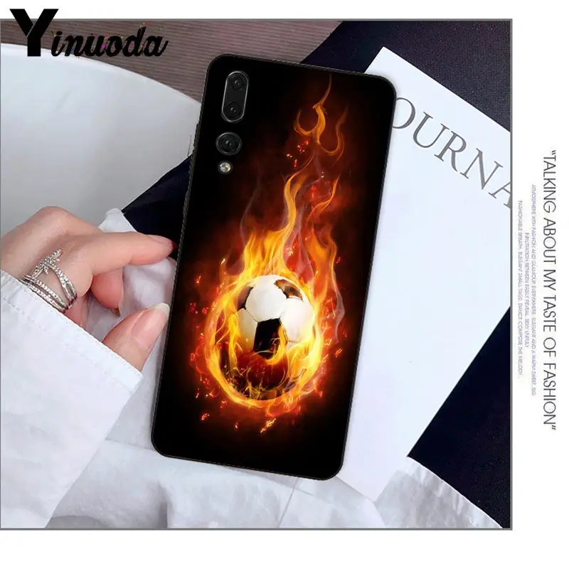 Fire Football Soccer Ball