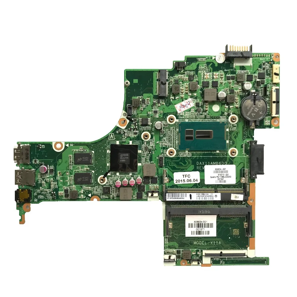 For HP 14" inch 14 AB Laptop Motherboard I5 5200U CPU R7 M360/2GB GPU
