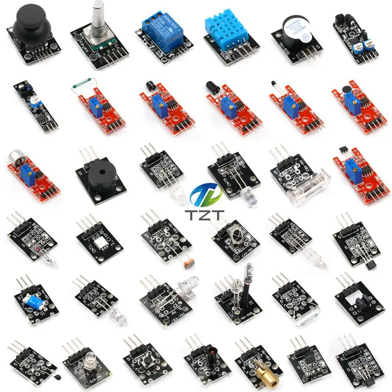 

37 IN 1 SENSOR KITS FOR ARDUINO HIGH-QUALITY For Arduino Starters (Works with Official for Arduino Boards)with box