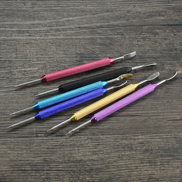 Best Offers Stainless steel fancy coffee pull needle / color engraving pen / Coffee special flower hook needle free shipping