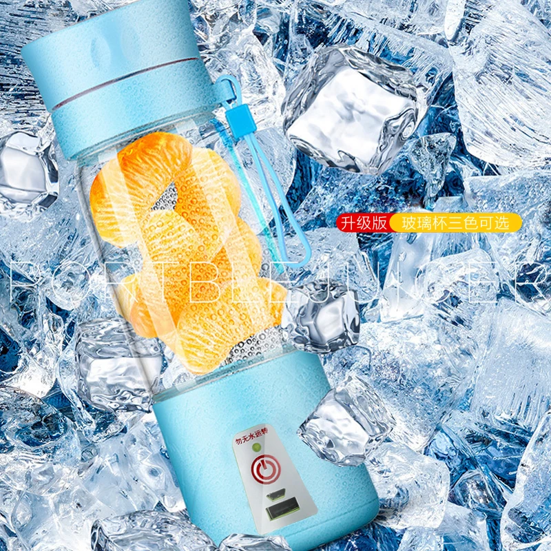 

380ML Portable Electric Juice Cup Rechargeable Water Bottle Multifunction Fruit Vegetable Tools Blender Juicer With Tea Infuser