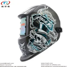 Сварочный тушь для ресниц темный оттенок DIN9-13 внешняя Регулируемая наклейка высокоскоростной магазин самый популярный сварочный шлем авто затемнение TRQ-HD12
