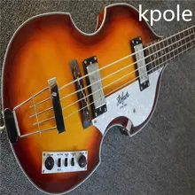 Guitar factory wholesale Kpole Brand new hofner bass 4 String Bass electric bass guitar free shipping