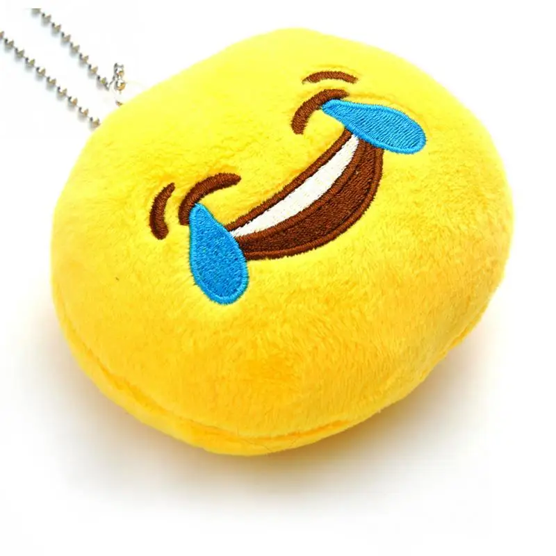 Keychain Cute Emoji Smiley Emoticon Amusing Key Chain Holder Keyring