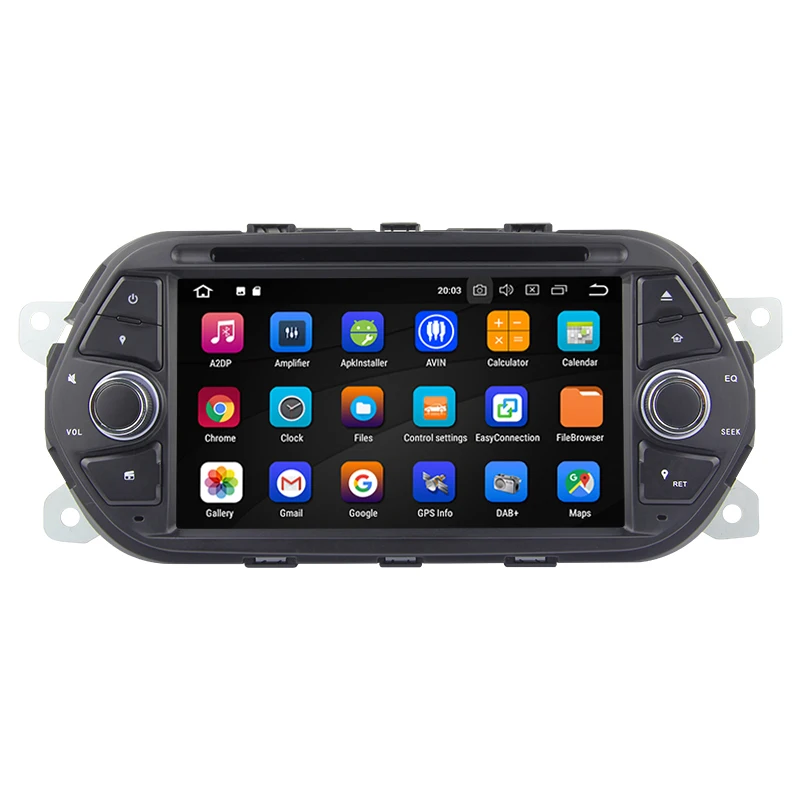 Clearance 7" Touch Screen Android 8.0 Car DVD For Fiat Tipo Egea 2015 2016 2017 head unit Stereo AutoRadio Video GPS Navigation BT Wifi 1