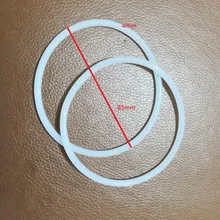 Белый Silcone гелевые детали фильтра для воды корпус фильтра резиновое уплотнительное кольцо диаметр 85 мм толщина 4 мм