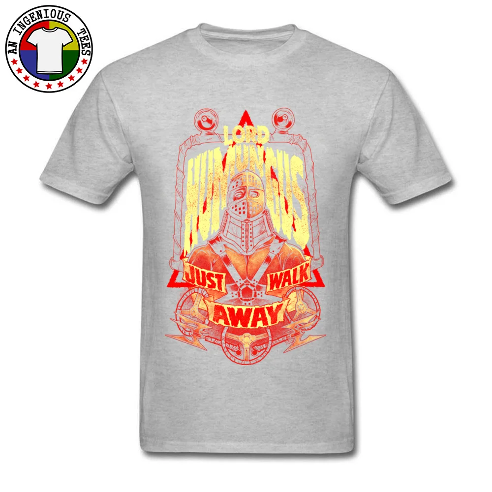Hip hop ROAD WARRIOR LORD HUMUNGUS Men T Shirt Graphic Summer/Fall Short Sleeve Tops Tees Crewneck 100% Cotton Sweatshirts ROAD WARRIOR LORD HUMUNGUS grey