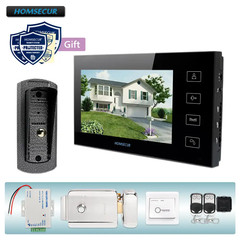 Homsecur 7 Wired Video Door Entry Security Intercom Door Phone