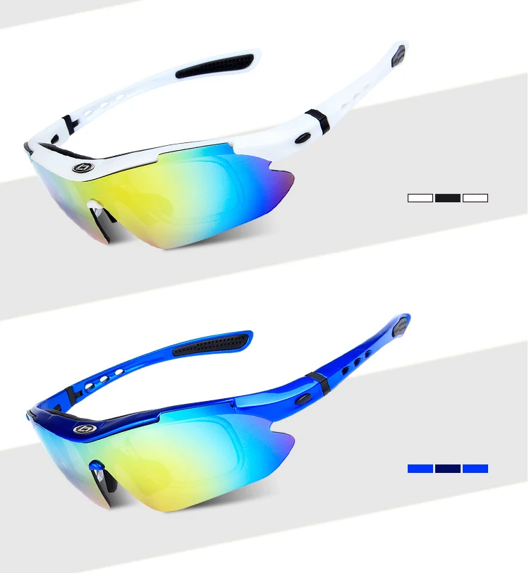 Cycling Glasses 5 Lens Windproof Anti-fog With Mypia Frame Sport MTB Bike Bicycle Polarized Cycling Glasses 5 lens (8)