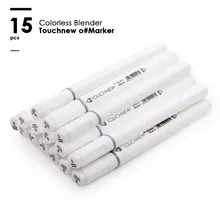 6/15 шт./лот TOUCHNEW бесцветный блендер 0# маркер для белой доски двойной головкой маркер для рисования набор живопись на холсте школьные маркеры канцелярские принадлежности