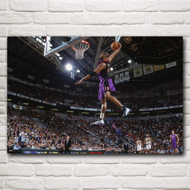 

Vince Carter Basketball Stars Art Silk Fabric Poster Print Wall Home Decor Boy Gift 12x18 16X24 20x30 24x36 Inches Free Shipping