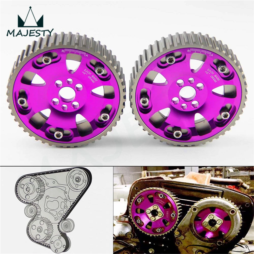 Комплект шкивов для CAM GEARS N * ISSAN SKYLINE RB20 RB25 RB26 R32 R33 R34 2 шт.|pulley kit|cam gearscam gears pulley |