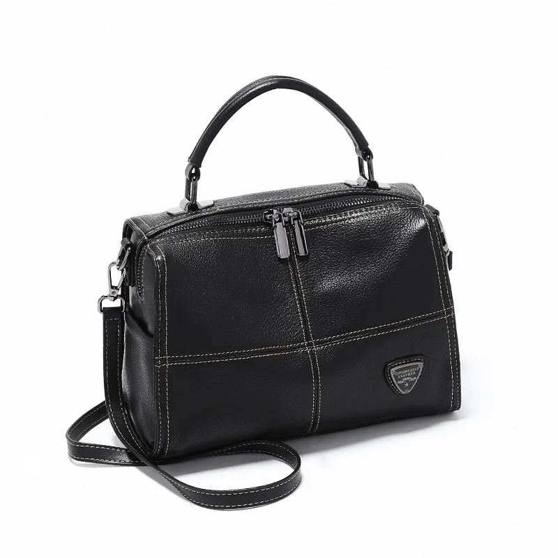 

Fashion Female Genuine Leather Totes High Capacity Cowhide Shoulder Bags Luxury Handbags Women Bags Designer Soft Crossbody Bag