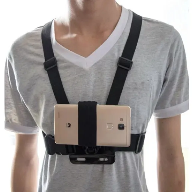 Universal Phone Suction Holder Strap Chest Harness Strap Phone Mount