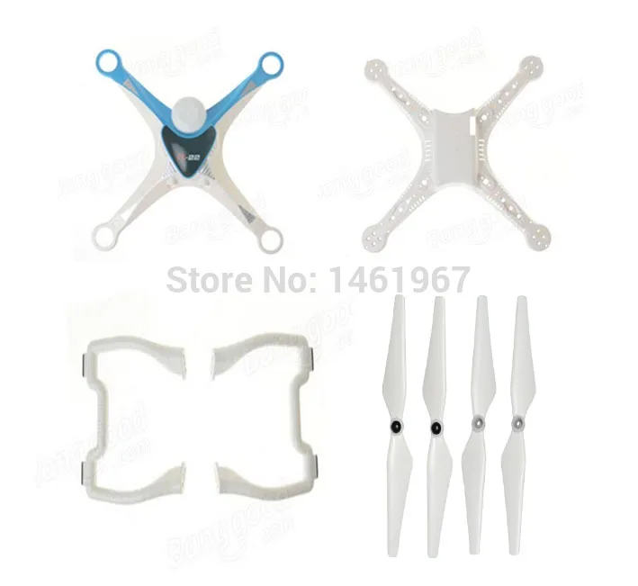 

Free shipping CX20 part propeller/body cover/landing gear AUTO-Pathfinder GPS Control RC Quadcopter with camera CX 22