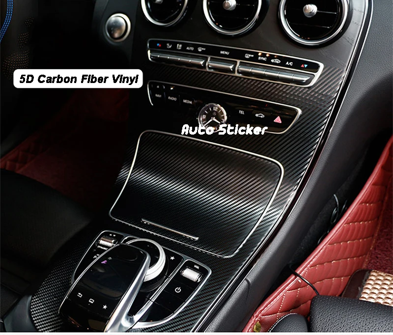 5D Glossy Carbon Fiber Vinyl Wrap-13