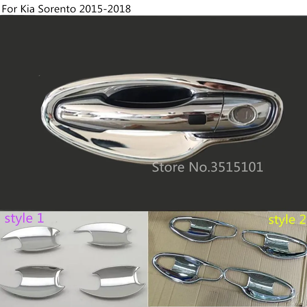 Крышка автомобиля детектор обшивки ABS chrome внешняя дверь чаша stick лампа рамка