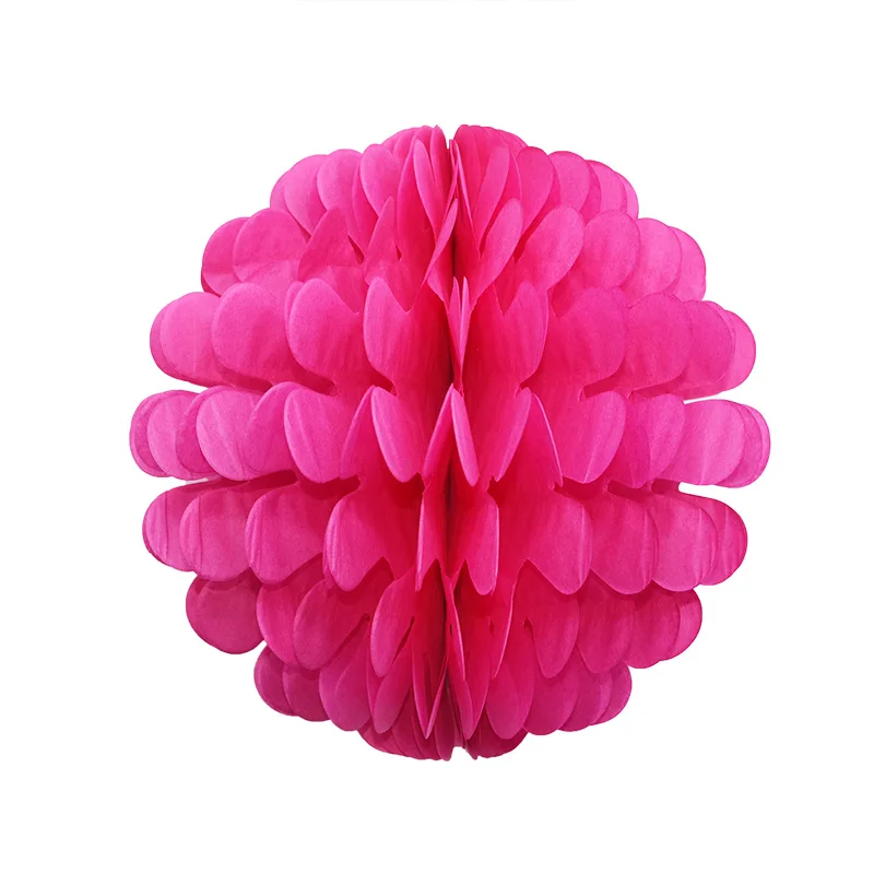 1/2/5 шт 20/25 см декоративные ткани цветочные шары из бумаги DIY Pom Poms Бумага мяч для Baby Shower или для вечеринки по случаю свадьбы украшение комнаты на свадьбу 8 - Цвет: B03