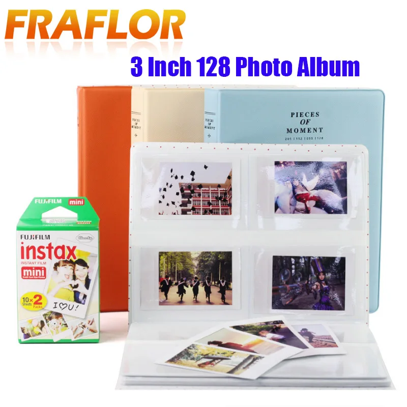 Мини-фотоальбом 128 отделений для Fujifilm Instax Mini 9 8 3 дюйма | Электроника