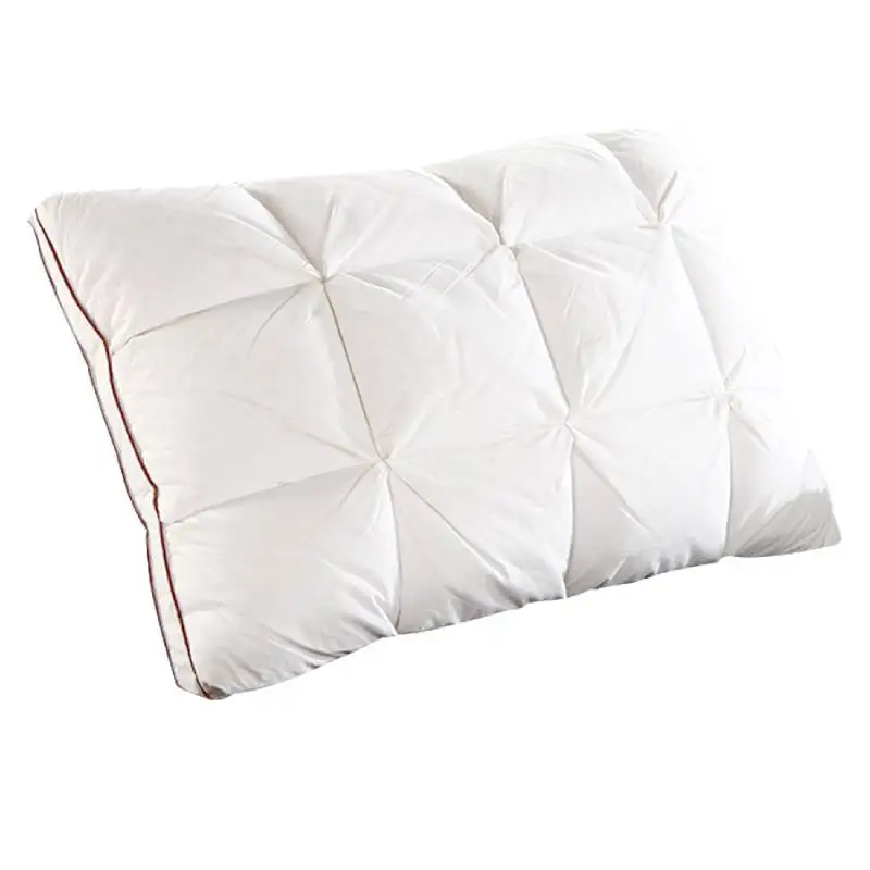 

BEYOND CLOUD 48*74cm Brand Design 3D Bread White Duck/Goose Down Feather Pillow Standard Antibacterial Elegant Home Textile 044