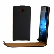 Vertical PU Leather Flip Case Fundas Capa For Microsoft Nokia Lumia 650 Cover TPU Up-Down Open skin pouch Mobile Phone Bags