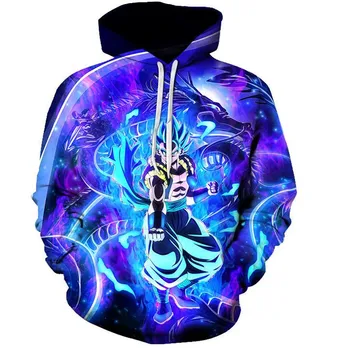 

Anime Dragon Ball Z Pocket Hooded Sweatshirts Goku 3D Hoodies Pullovers Men Women Long Sleeve Outerwear 2019 New Hoodie xxxs-6xl
