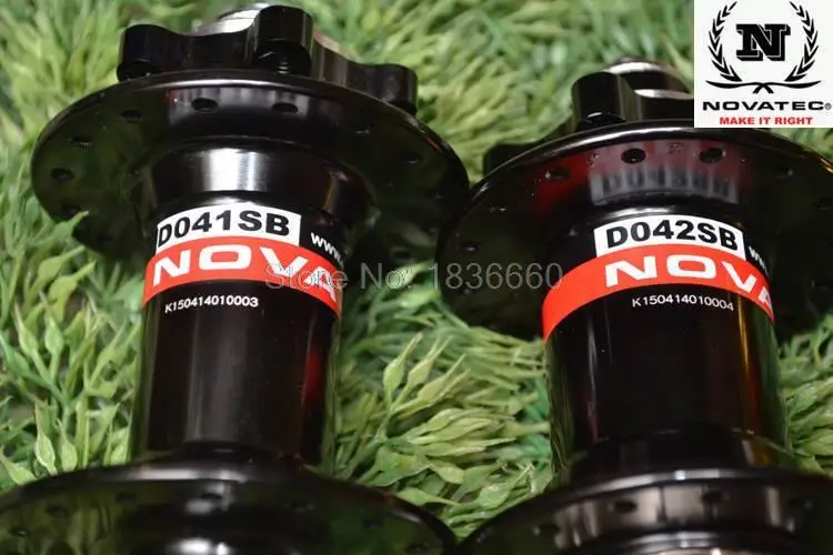 NOVATEC велосипед концентратор набор Высокое качество велосипед втулки MTB 4 подшипника 32 отверстия выбран задний передний диск D041SB/D042SB с быстроразъемным