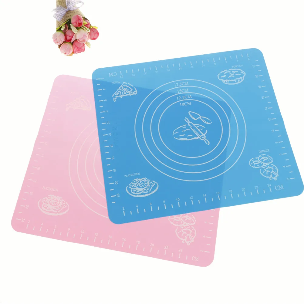 26x29cm Small Placemat Silicone Mat Cut Fondant Cake Clay Pastry Icing